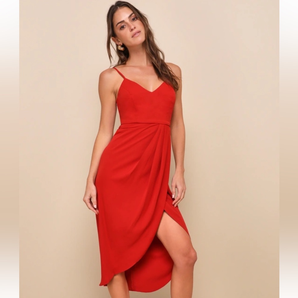 Lulu's Reinette Midi Dress - BRAND NEW